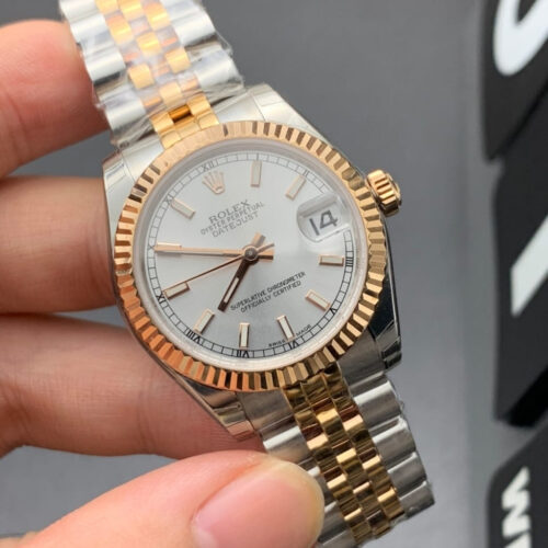 Alternative view of Rolex Datejust 36 Oyster Oystersteel Silver And Gold 36Mm 126231 0017