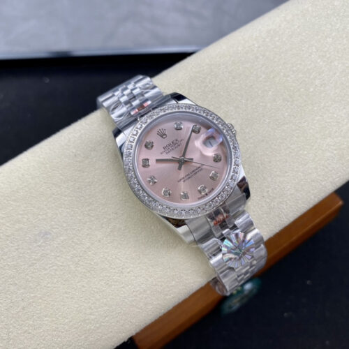 Alternative view of Rolex Datejust 31 Oyster Oystersteel White Gold And Pink 31mm 278384RBR 0036