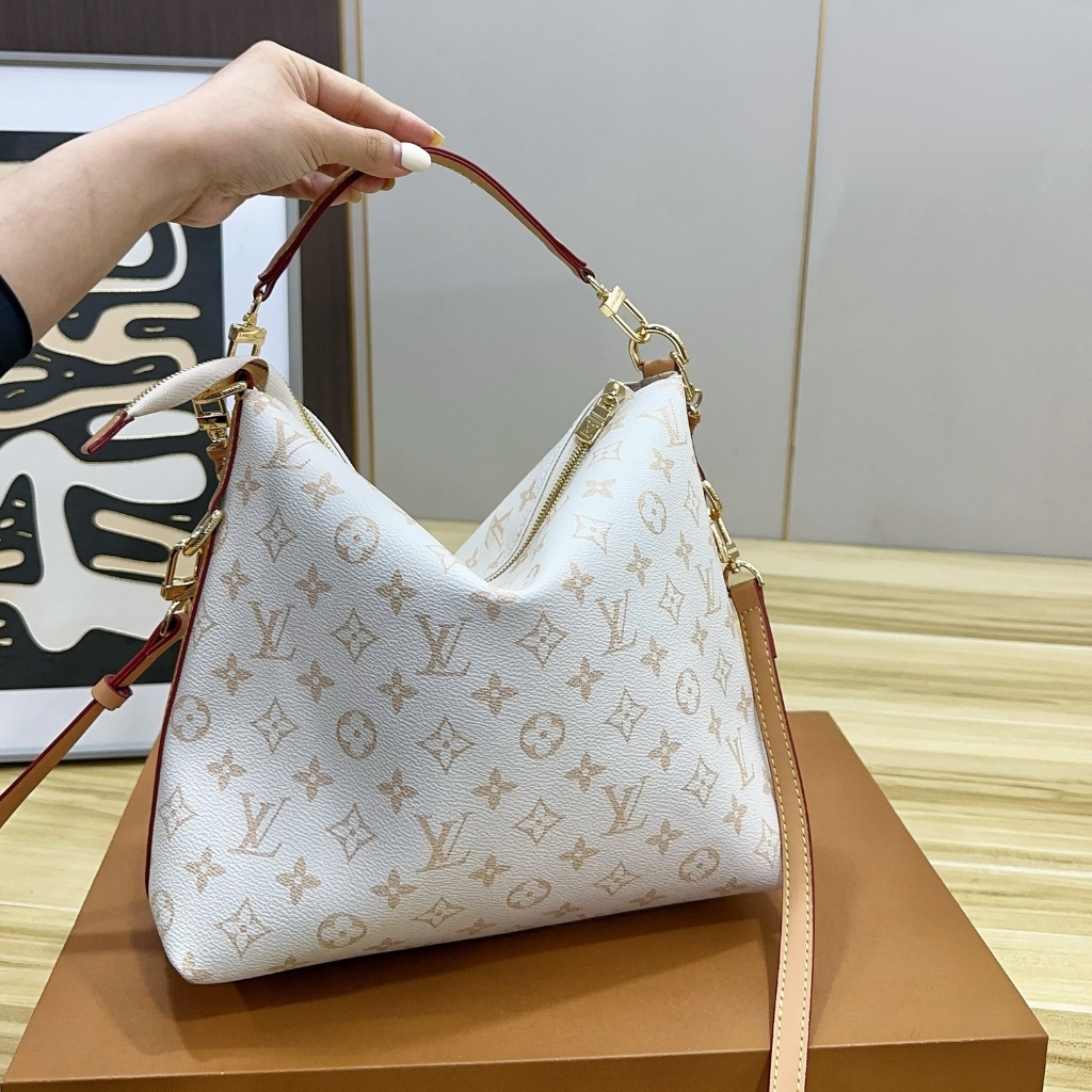 Louis Vuitton Multipass Medium Grained Leather Hobo Bag Dune 28cm M2A078 - Image 2