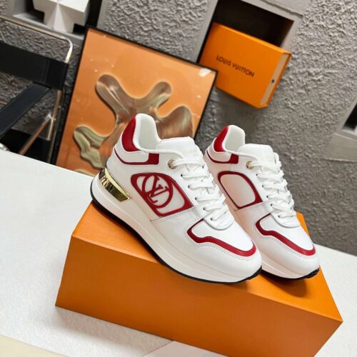 Alternative view of Louis Vuitton Neo Run Away Sneaker White And Red