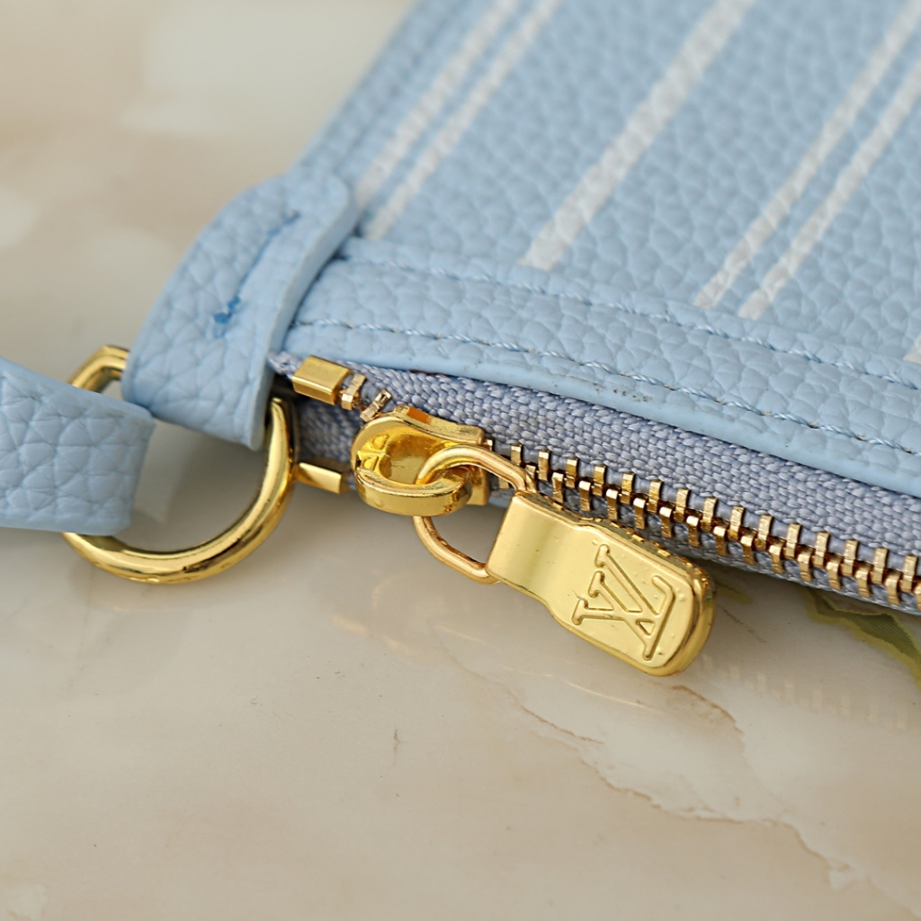 Louis Vuitton Neverfull Inside Out MM Damier Azur Tote Bag Bleu 31cm N40946 - Image 7