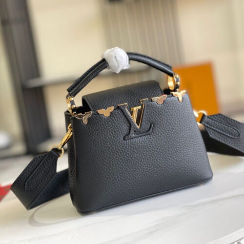 Alternative view of [Super Vip 1:1] Louis Vuitton Capucines Mini Black 21cm M56669