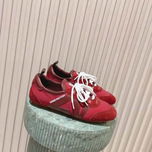 Alternative view of Louis Vuitton Nylon Sneakerina Bordeaux Red 1AIVJI