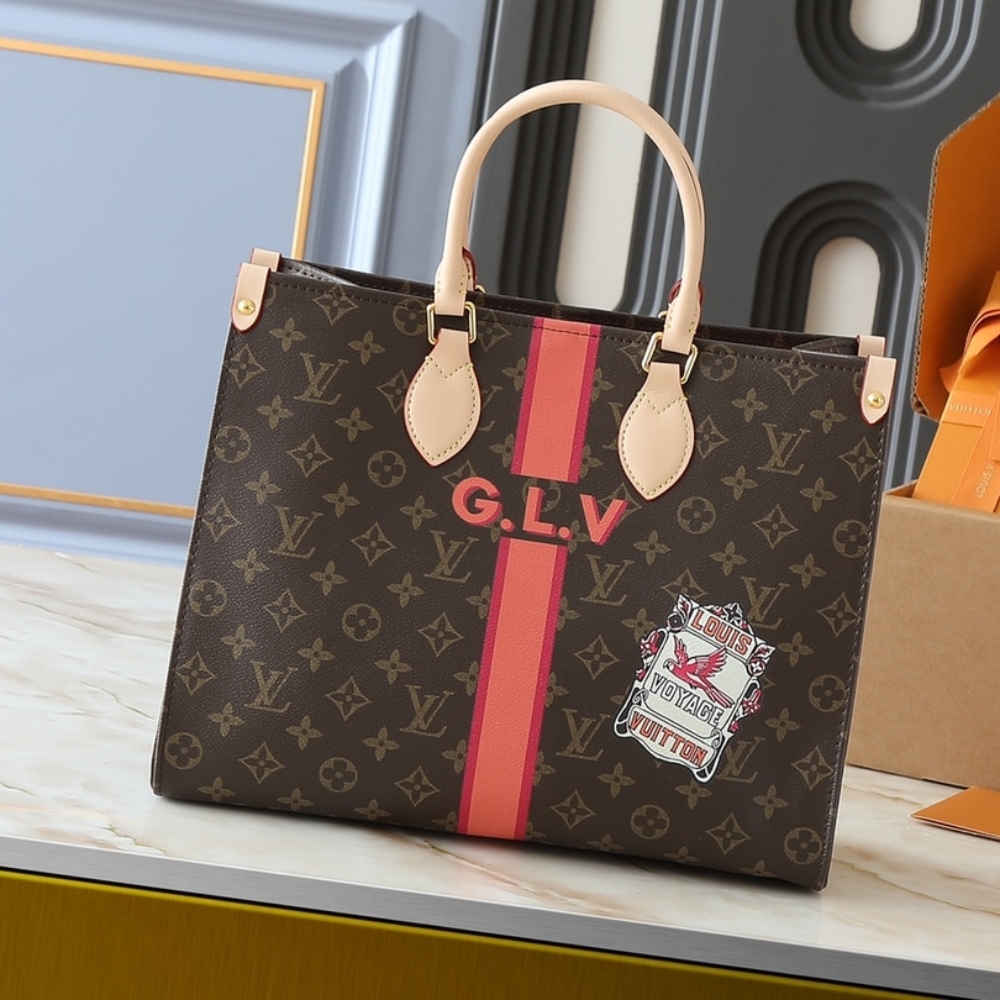Louis Vuitton Onthego MM Mon Monogram Brown 35Cm P01898 - Image 2
