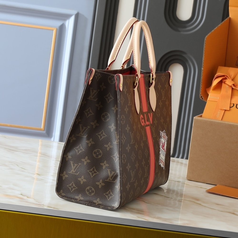 Louis Vuitton Onthego MM Mon Monogram Brown 35Cm P01898 - Image 4