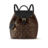 Louis Vuitton Montsouris PM Monogram Canvas Backpack Black 33cm M45515