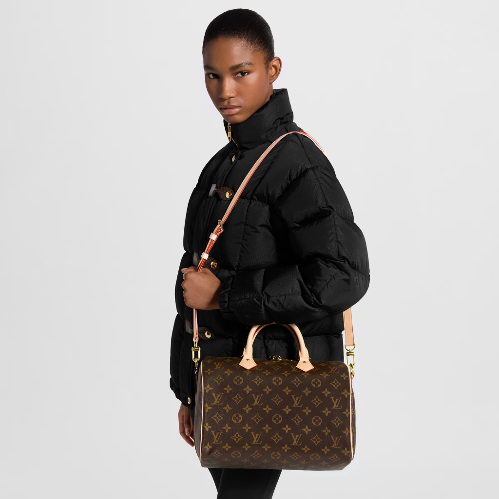 Louis Vuitton Speedy Bandoulière 30 Monogram Canvas Handle Bag Brown 30Cm M41112 - Image 10