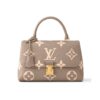 Louis Vuitton Madeleine MM Bicolor Monogram Empreinte Handle Bag Gray 30Cm M46041