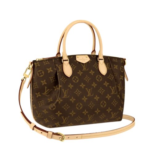 Louis Vuitton Turenne Monogram Canvas Handle Bag Brown 36Cm M48813