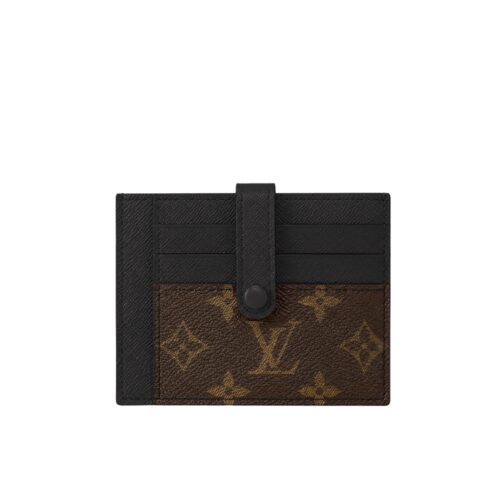 Louis Vuitton Multi Monogram Canvas Card Holder Black And Brown 11Cm