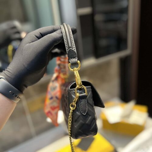 Alternative view of Fendi Baguette Mini Black 20Cm 8Bs017A72Vf15Zw