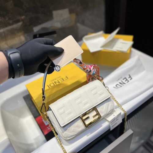 Alternative view of Fendi Baguette Mini White 20Cm 8Bs017A72Vf15Ao