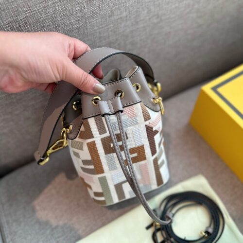 Alternative view of Fendi Mon Tresor Mini Bag Multicolor Canvas 18Cm 8Bs010 Apke F1Mb4
