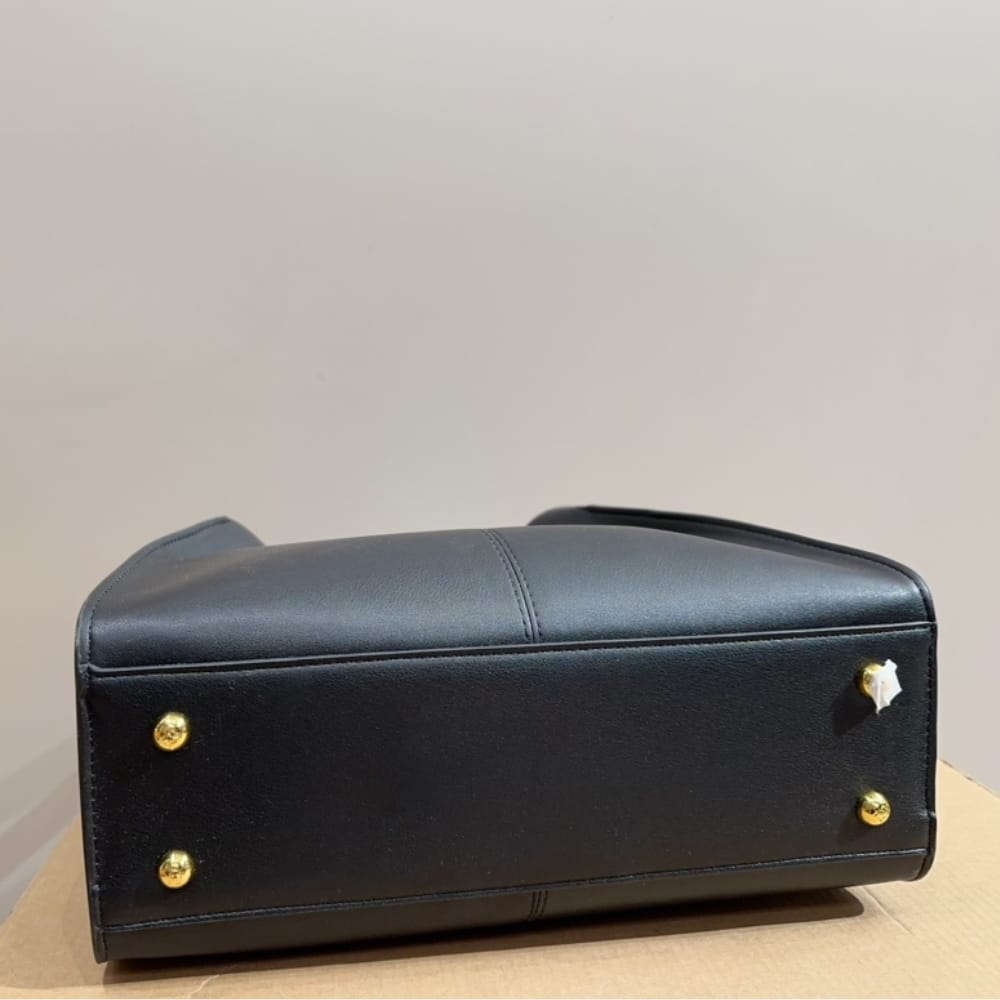 Fendi Peekaboo X Lite Medium Leather Tote Bag Black 29Cm 8BN310A5E9F19PH - Image 5