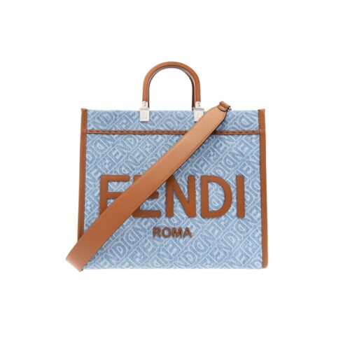 Fendi Sunshine Medium Denim Light Blue 35Cm