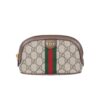 Gucci Ophidia GG Supreme Canvas Cosmetic Pouch Brown 17Cm