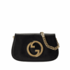 Gucci Blondie Leather Shoulder Bag Black 28Cm 699268 Uxx0G 1000