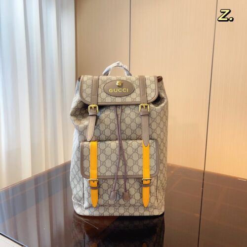 Alternative view of Gucci GG Supreme Canvas Backpack Beige 41Cm 473869 K9Rit 8857