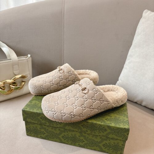 Alternative view of Gucci Women's Mule With Horsebit Gg Suede Natural