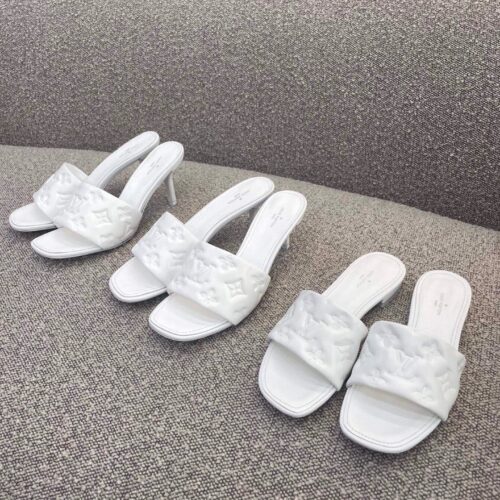 Alternative view of Louis Vuitton Revival Leather Mule White 1A9Oxc