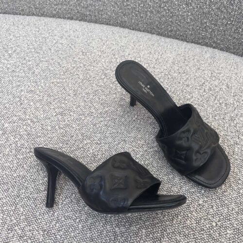 Alternative view of Louis Vuitton Revival Leather Mule Black 1AAZGN
