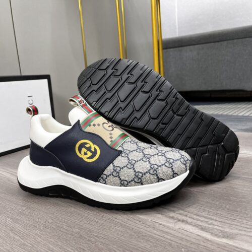 Alternative view of Gucci Sneaker Gg Canvas Blue White
