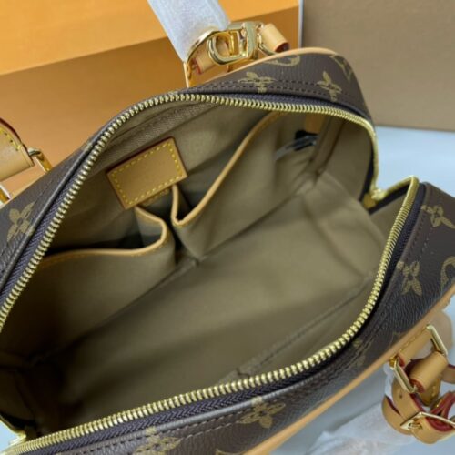 Alternative view of Louis Vuitton Trouville Monogram Canvas Handle Bag Brown 28Cm M42228