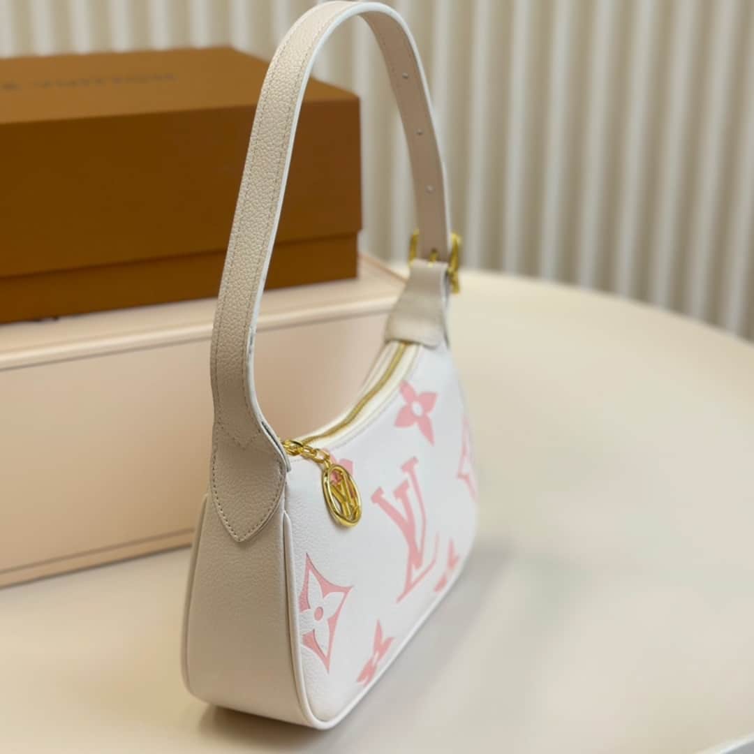 Louis Vuitton Mini Moon Monogram Empreinte Shoulder Bag White Pink 21Cm M24108 - Image 3