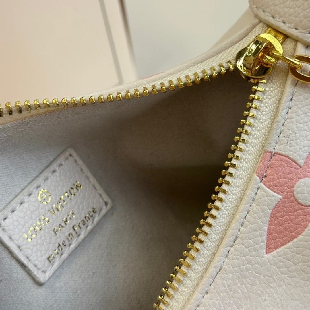 Louis Vuitton Mini Moon Monogram Empreinte Shoulder Bag White Pink 21Cm M24108 - Image 5