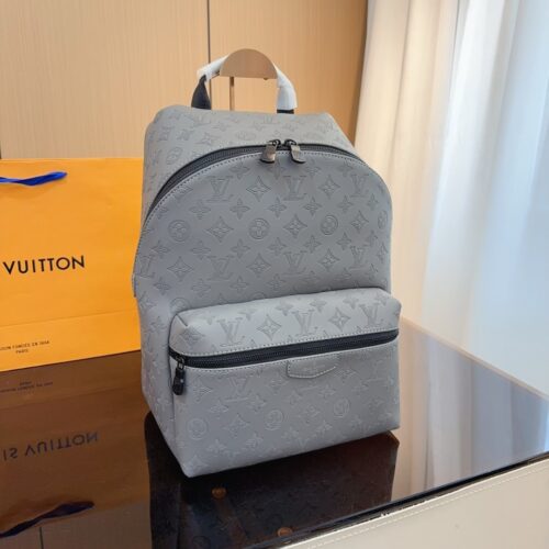 Alternative view of Louis Vuitton Discovery Backpack Monogram Shadow Anthracite Gray 38Cm M46557