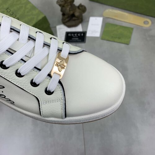 Alternative view of Gucci Classic Fashion Sneaker With Edge White