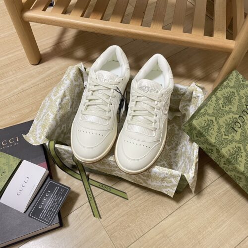 Alternative view of Gucci Interlocking G Leather Sneaker White