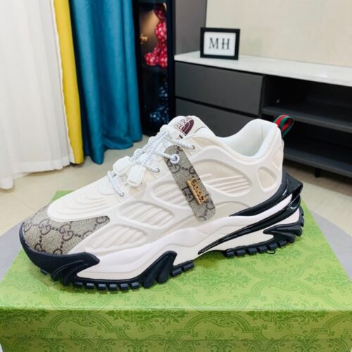 Alternative view of Gucci Gg Men’S Sneaker Rubber Leather White