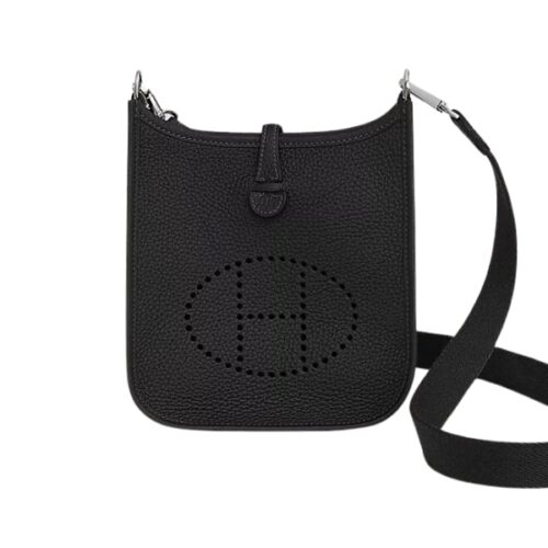 Hermes Evelyne 16 Amazone Shoulder Bag Black 16Cm H069426Ckav
