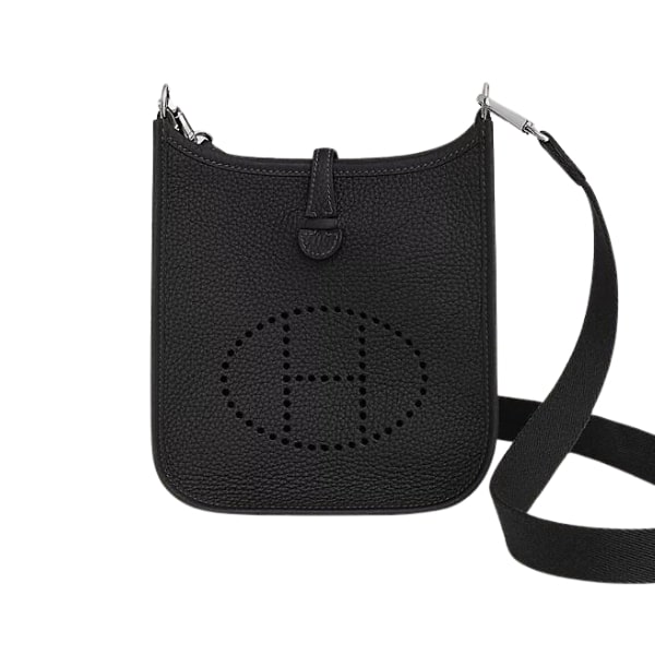 Hermes Evelyne 16 Amazone Shoulder Bag Black 16Cm H069426Ckav