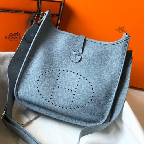 Alternative view of Hermes Clemence Evelyne Pm 25Cm Ciel Blue