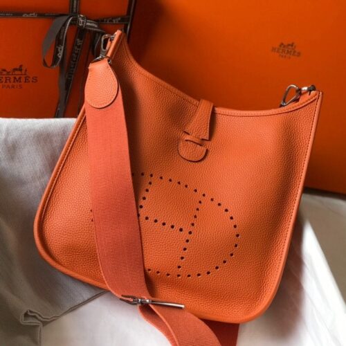 Alternative view of Hermes Evelyne 25 Crossbody Bag Amazon Orange 25Cm