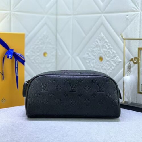 Alternative view of Louis Vuitton Dopp Kit Monogram Taurillon Black 28Cm M59478