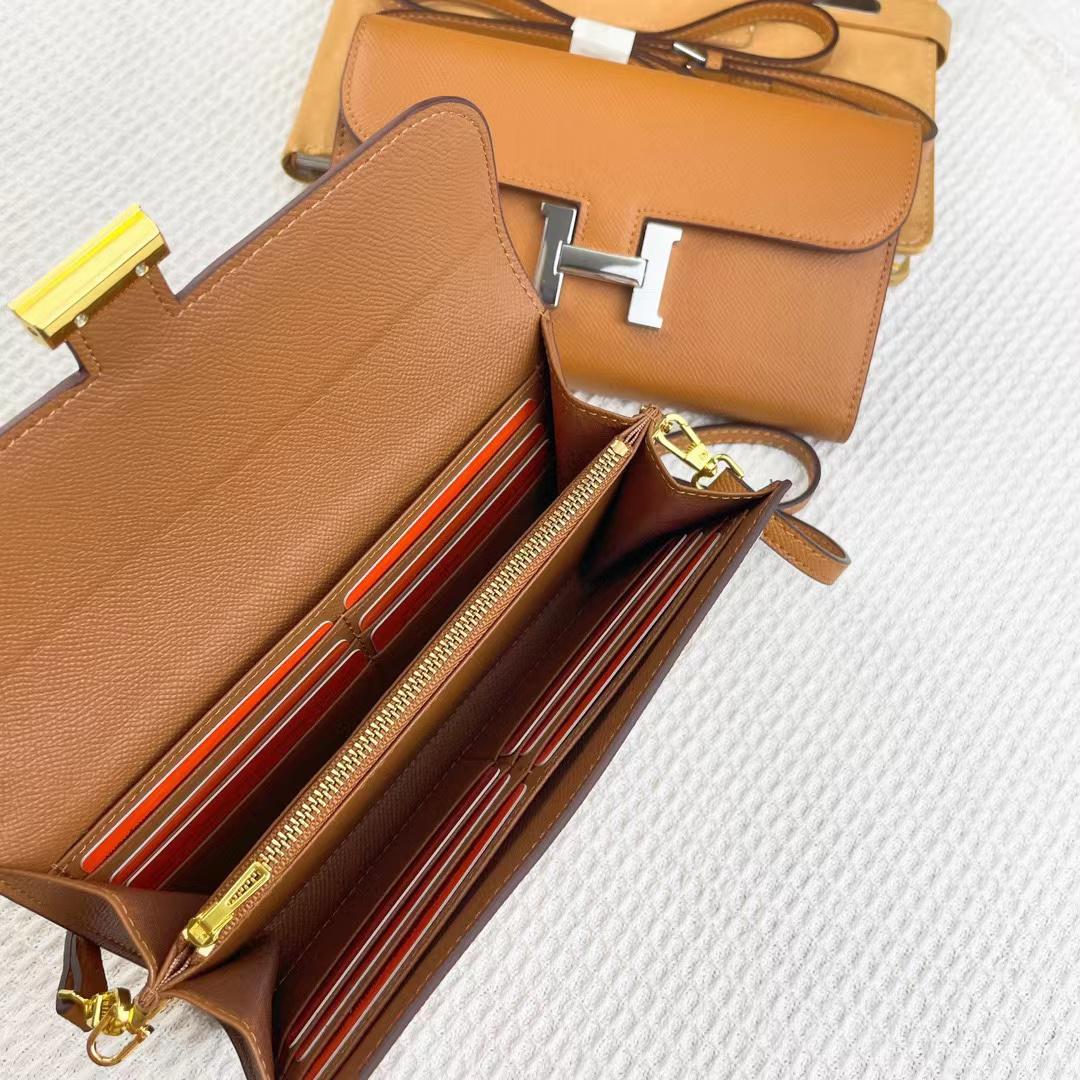 Hermes Constance To Go Epsom Gold-tone Hardware Crossbody Bag Brown 21Cm - Image 4