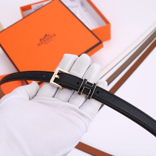 Alternative view of Hermes Pop H 15 Reversible Belt Black 15mm H081087CD89065
