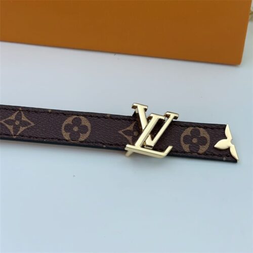 Alternative view of Louis Vuitton Pretty Lv Double Sided Belt Black 20Mm M8232X