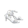 Louis Vuitton Open Toe High Heel Sandals White