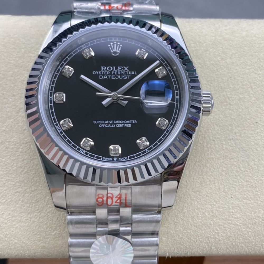 Rolex Datejust 41 Oyster Oystersteel White Gold And Black 41Mm 126333 0012 - Image 2