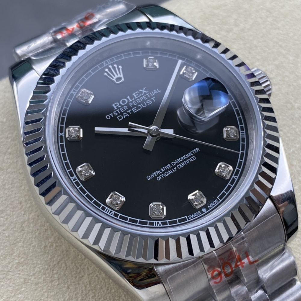 Rolex Datejust 41 Oyster Oystersteel White Gold And Black 41Mm 126333 0012 - Image 5