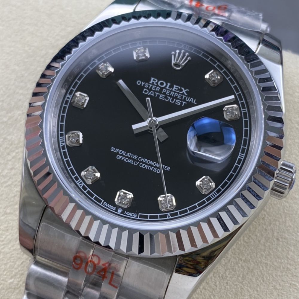 Rolex Datejust 41 Oyster Oystersteel White Gold And Black 41Mm 126333 0012 - Image 4