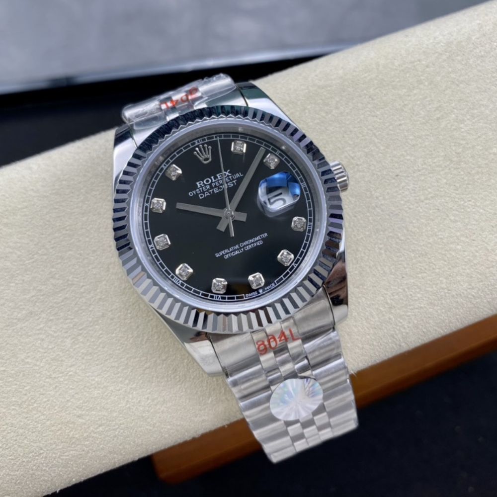 Rolex Datejust 41 Oyster Oystersteel White Gold And Black 41Mm 126333 0012 - Image 3