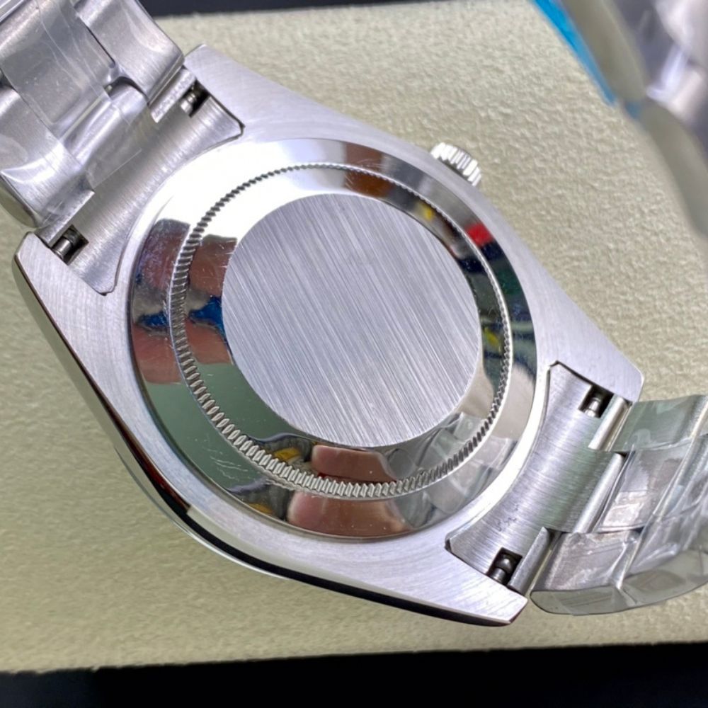 Rolex Oyster Perpetual Oyster Oystersteel White Gold And Navy Blue 40Mm 124300 0003 - Image 9