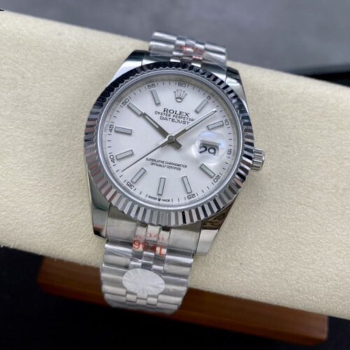 Alternative view of Rolex Datejust 36 Oyster Oystersteel White Gold And White 36Mm 126334 0004