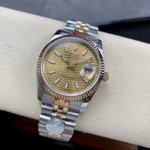 Alternative view of Rolex Datejust 36 Oyster Oystersteel White Gold And Yellow 36Mm M126333 0022
