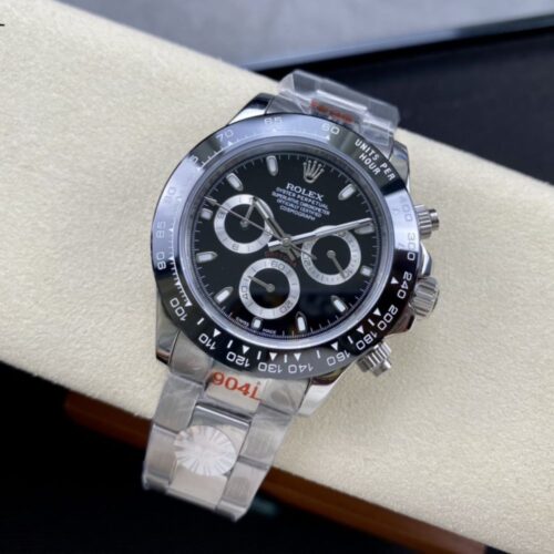 Alternative view of Rolex Cosmograph Daytona Oyster Oystersteel White Gold And Black 40Mm M126500Ln 0002